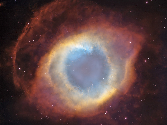 This amazing image of the Helix Nebula was taken by NASA